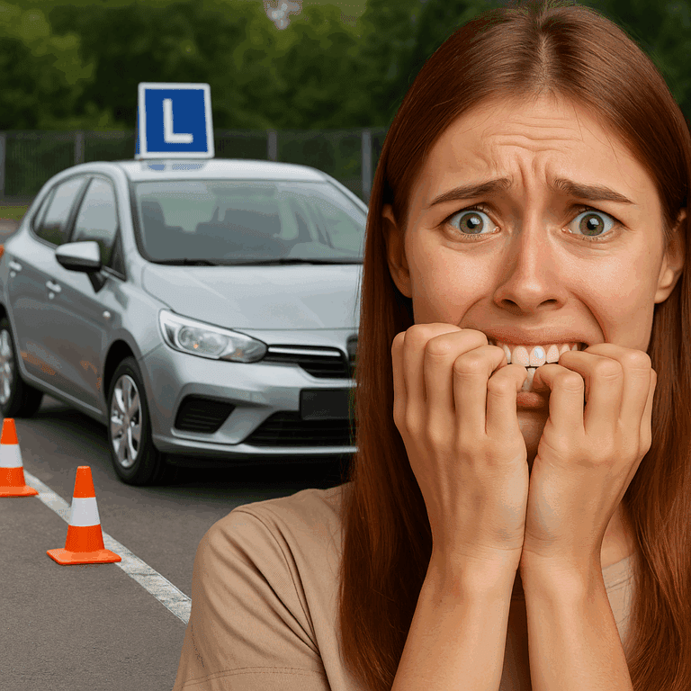 stres podczas nauki jazdy