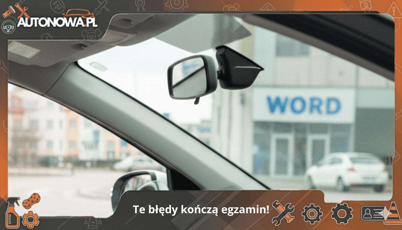 błędy na egzaminie praktycznym